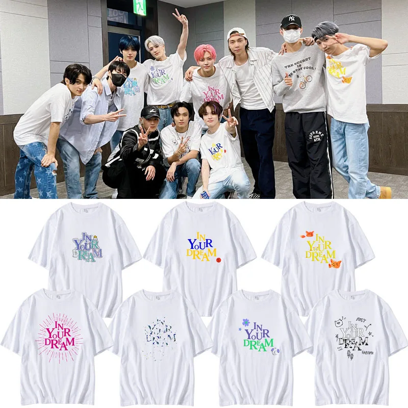 

KPOP NCT Dream Tour The DREAM SHOW 2 Oversized T Shirt Women Men MARK RENJUN Jeno HAECHAN JAEMIN Chenle Jisung K-POP Clothes