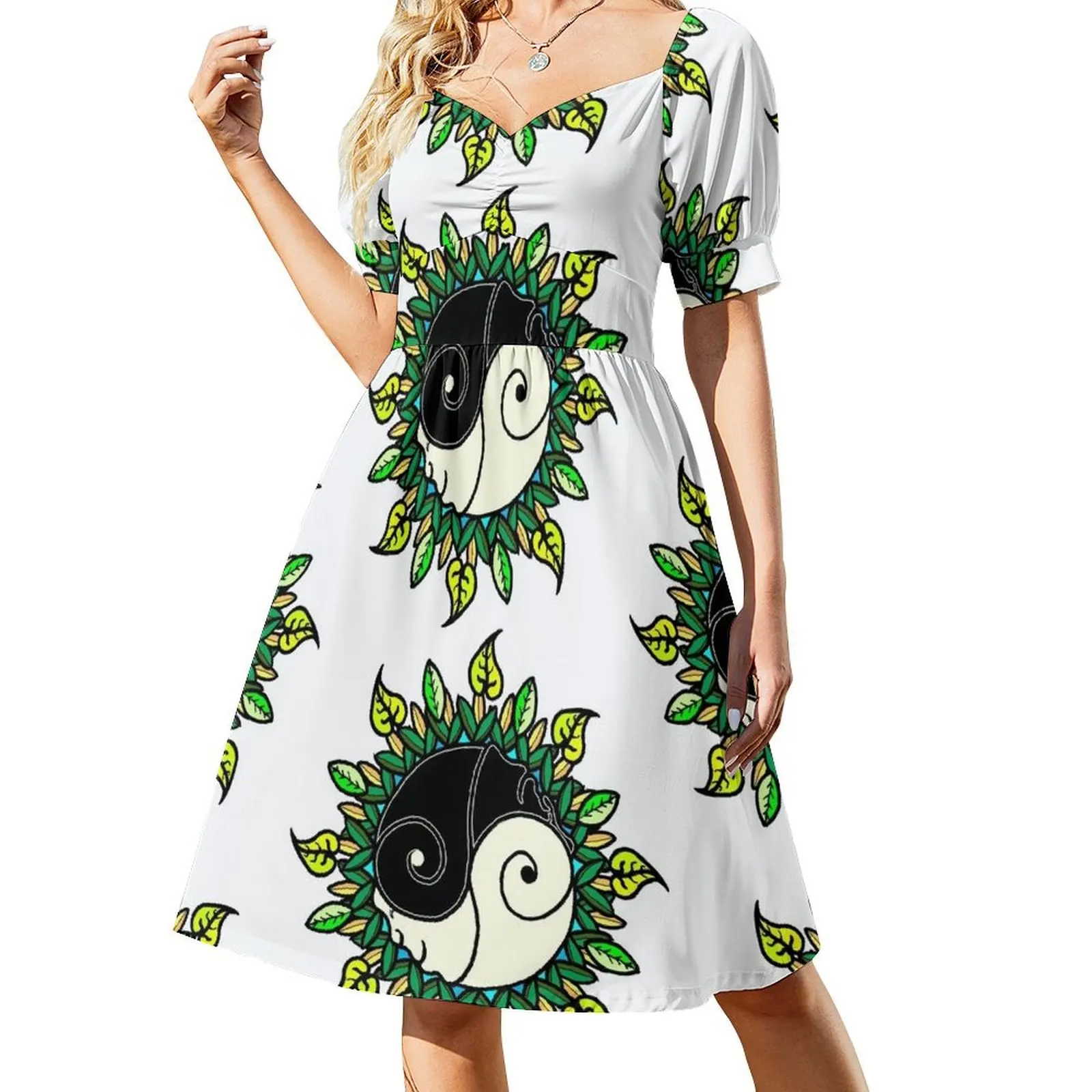 

SNAIL BALANCE YIN YANG Sleeveless Dress fairy dress women's evening dresses