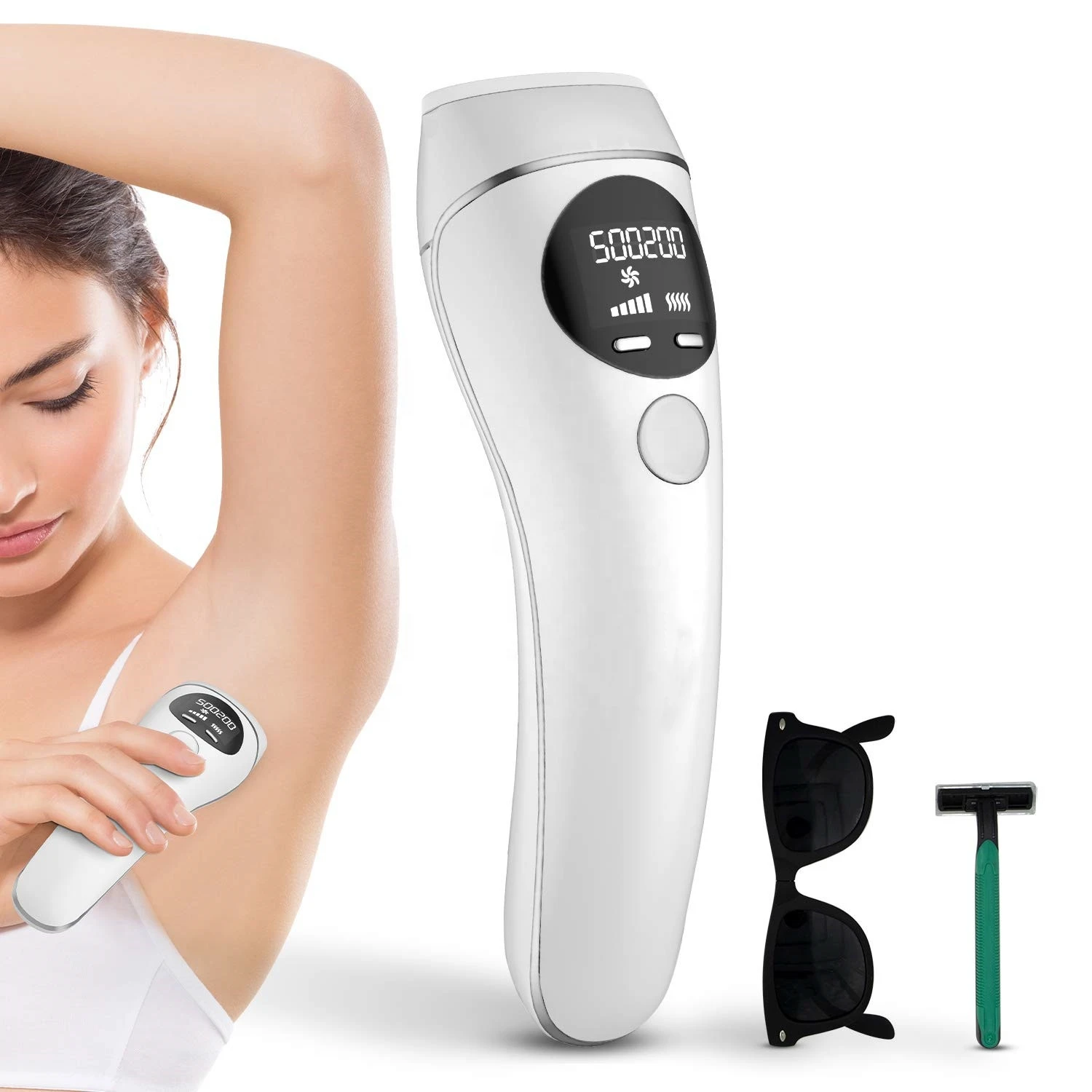 Ipl Hair Removal Device 5 Gears Adjustable Portable Freezing Point  Permanent Painless Depilation Epilator With Pulsed Light - Epilator -  AliExpress