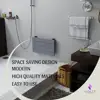 Solid African Teak Iroko Wood Wall Mounted Shower Seat Handmade Foldable Bench 200kg Capacity Water Resistant No Installation 5