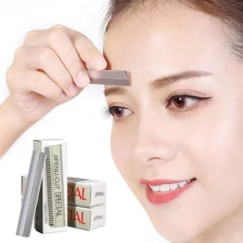 10 pz/scatola Sopracciglio Che Modella Lama In Acciaio Al Carbonio Ascelle Depilazione Mano Labbro Coltello Per Capelli Trucco Artista Coltello Per Depilazione 1