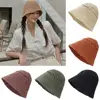 Summer Fashion Ladies Paper Straw Bucket Hat Breathable Crochet Beach Cap Wide Brim Sun Cap Fisherman's Hat 1