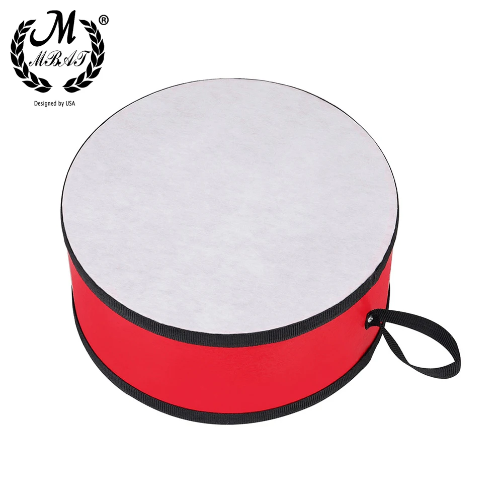 M MBAT Hand Drum Indian Style Double-sided Percussion Instrument Portable Kids Musical Gift Child Educational Toys Tambourine