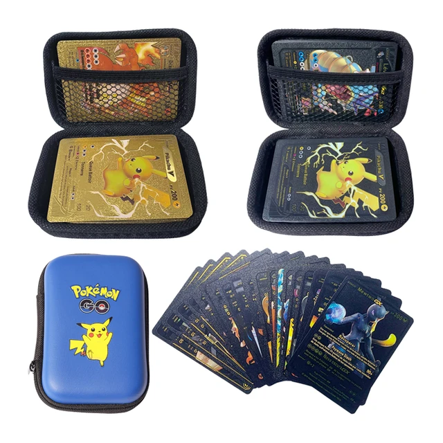 Acheter Boîte de cartes Pokemon Pikachu or argent, 11 à 55 pièces