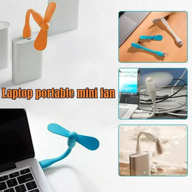 뜨거운 여름을 위한 편리한 기술: 보조배터리 노트북 PC용 USB 선풍기 뜨거운 여름을 위한 편리한 기술: 보조배터리 노트북 PC용 USB 선풍기