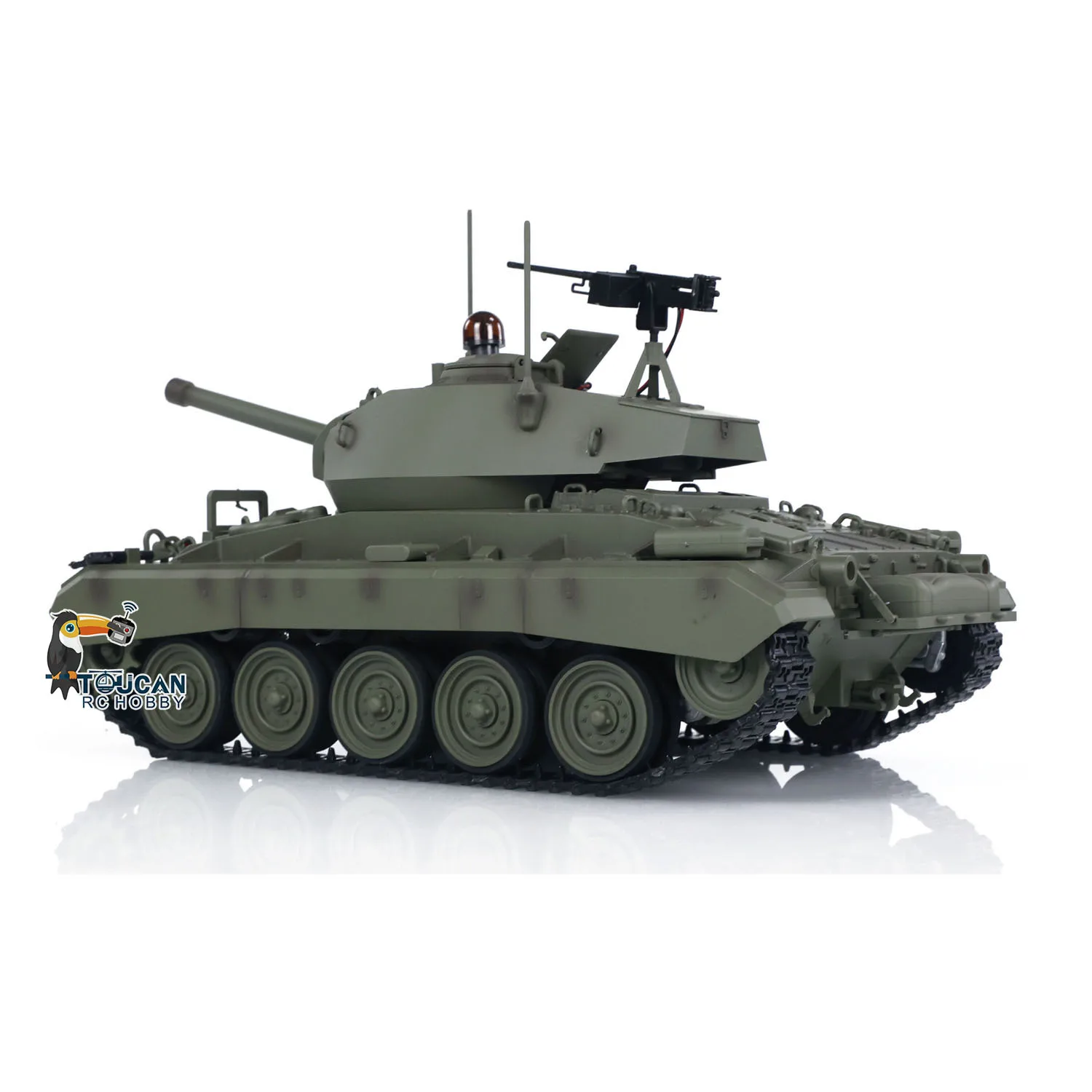 Toys Tongde 1/16 M24 Chaffee RC Light Tank Electric Infantry Fighting Vehicle Model Radio Control Panzer for Boys Gift TH24484 5