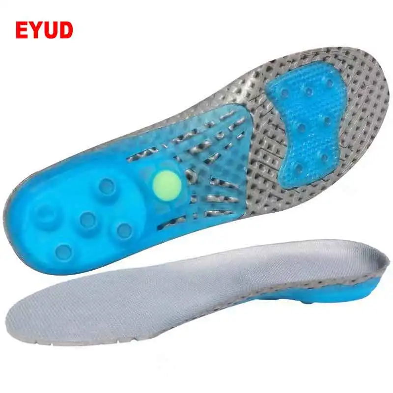 Orthopedic Silicone Arch Support Insoles for Foot Care and Plantar Fasciitis Relief