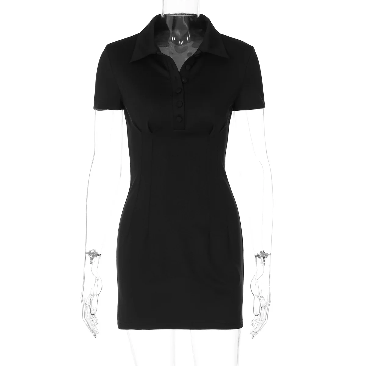 ★BAD BLOOD★ Vintage Club Polo Mini Dress - Check Black Burberry - Girls Black Vintage Check Dress | Childrensalon