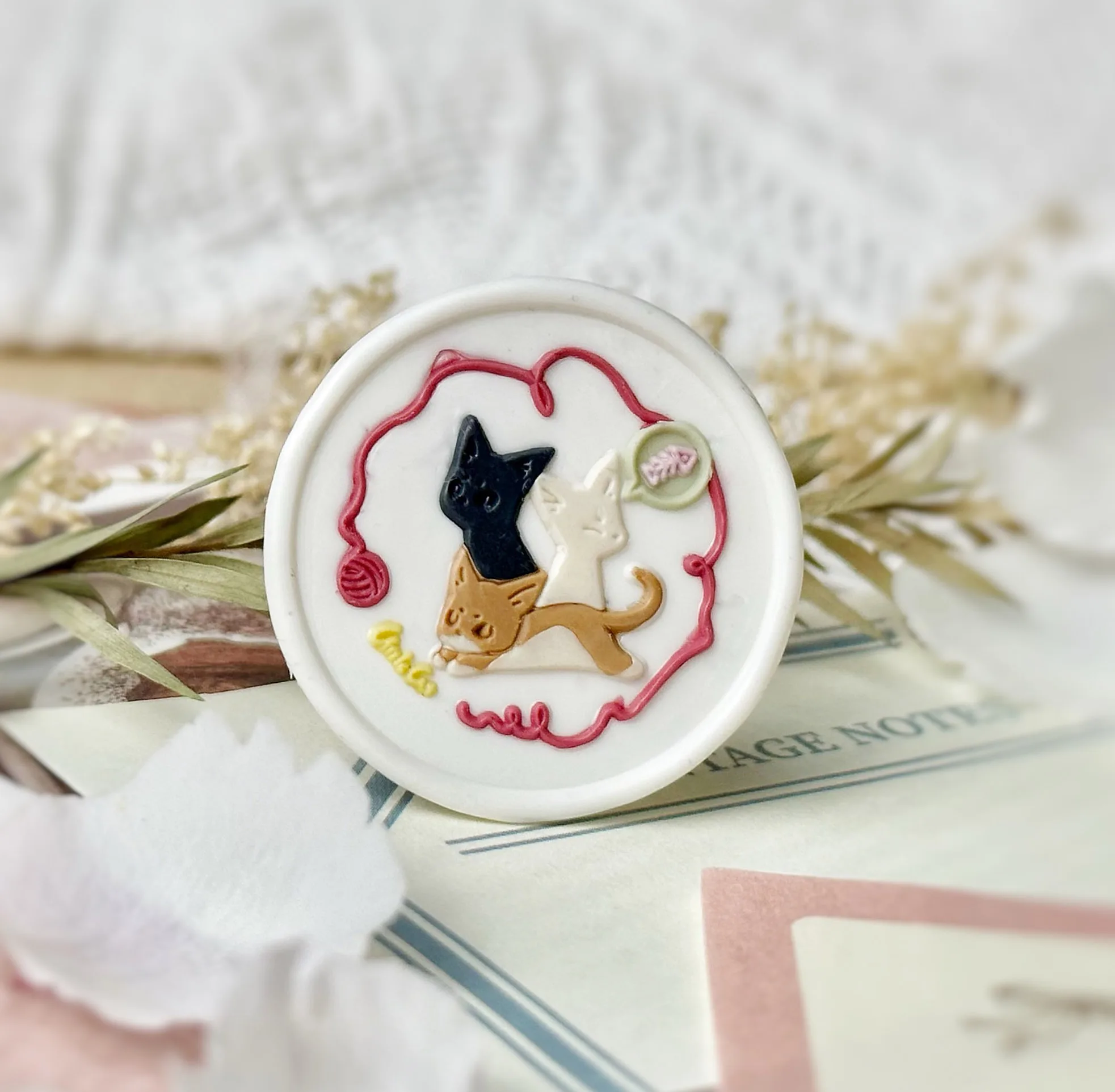 Facula Original Design   Wax Seal Stamp Cute Sle Journaling DIY Gift Envelope German Little  Stamp