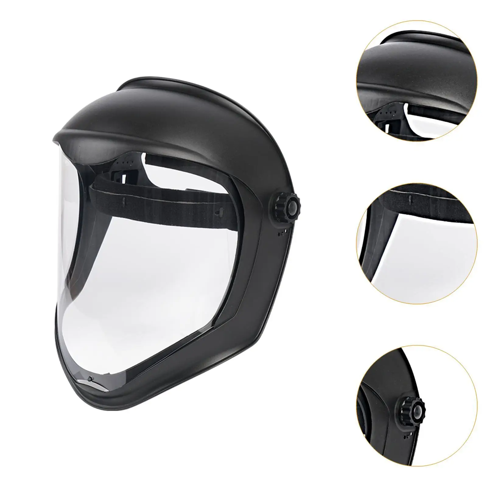 Anti Fog Full Face Shield Dustproof Clear Visor for Cutting Grinding Kitchen