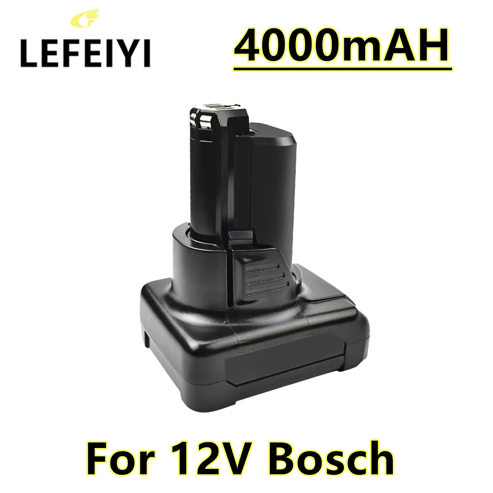 Batteria Di Ricambio Bat420 Agli Ioni Di Litio Da 4000Mah 12V Per Elettroutensili A Batteria Max Bosch Bat411 Bat412 Bat413 Bat414 Da 10.8 Volt