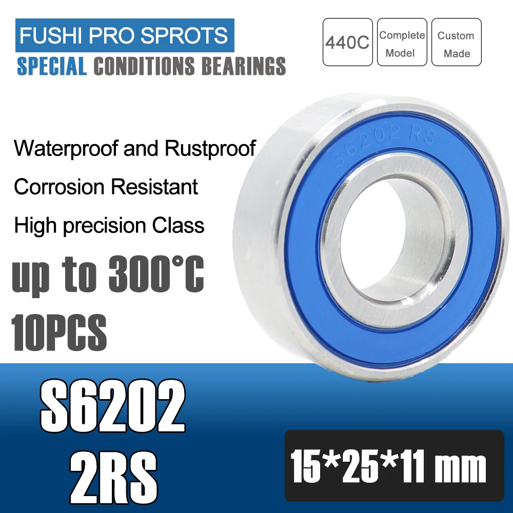 S6202RS подшипник 15*35*11 мм (10 шт