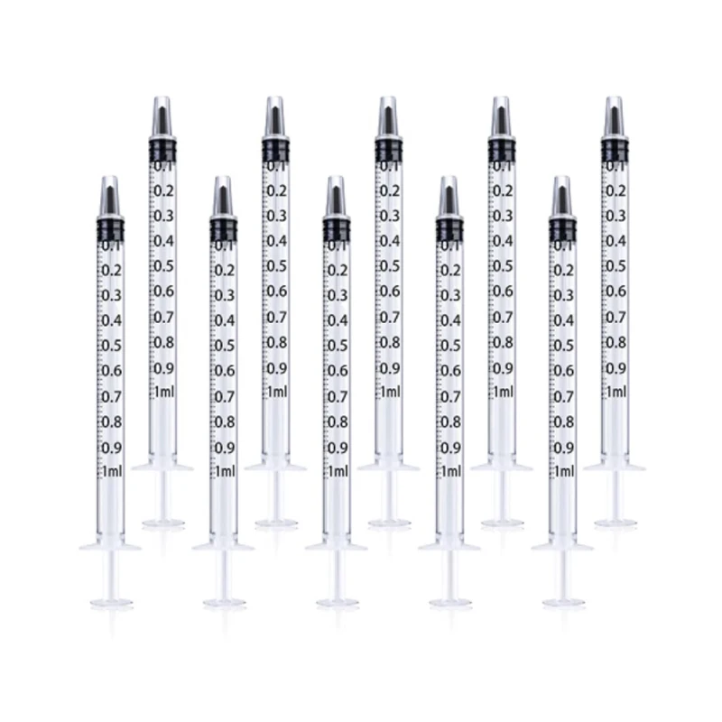 2-20Pcs 1ml-10ml Plastic Reusable Syringe For Measuring Nutrient Hydroponics Kithchen Tool 3