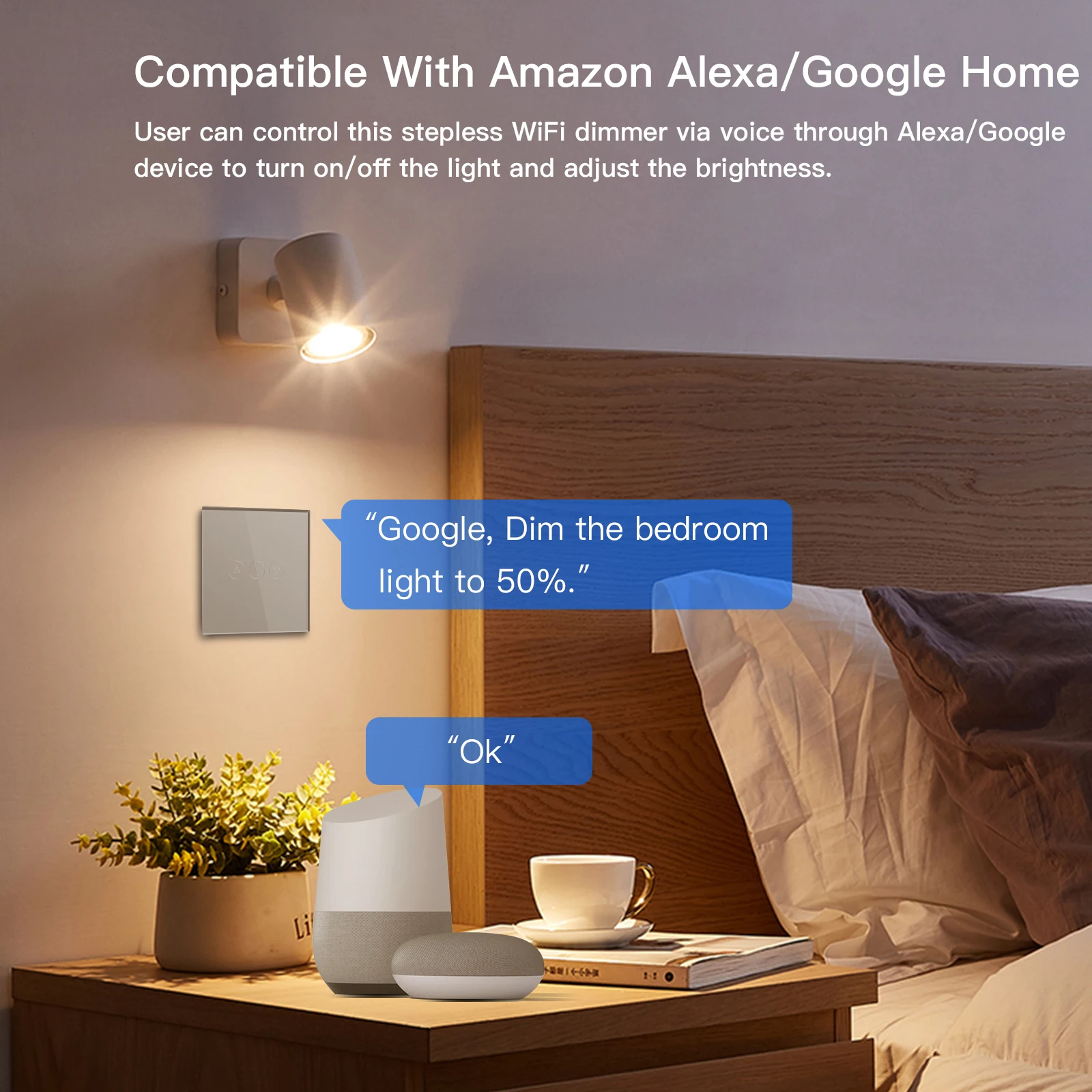 parede alexa google home tuya painel vidro 2 3way 03