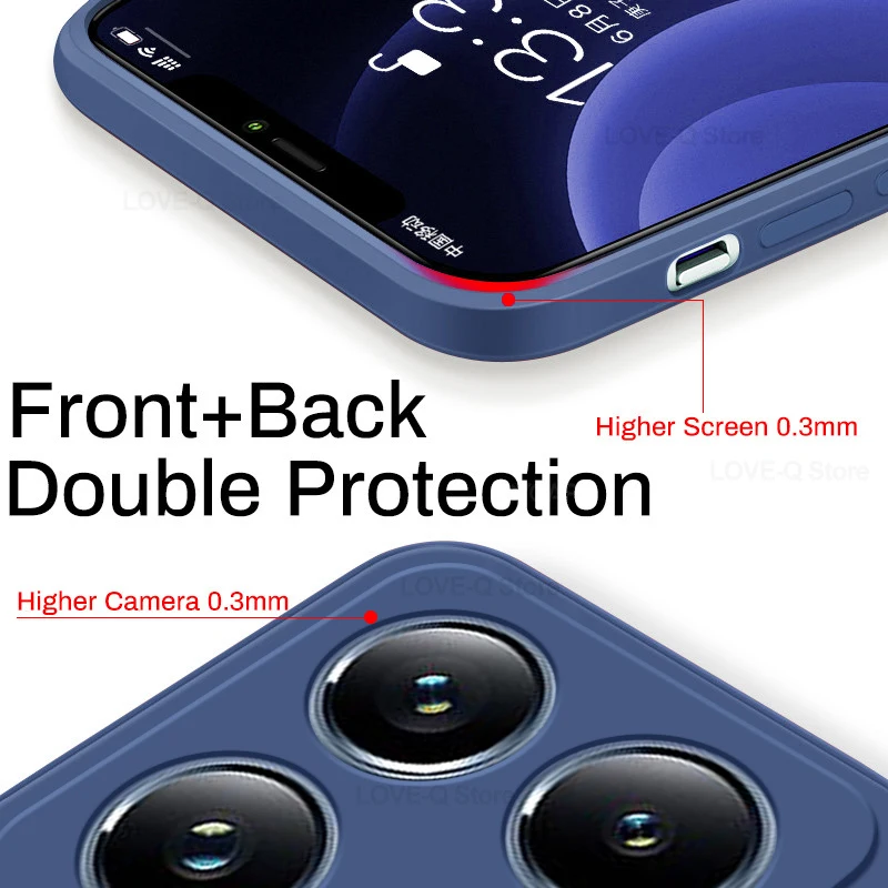 Mi 14T Mi14T Pro Case Luxury Liquid Silicone Shockproof Phone Case For Xiaomi Mi 14T Mi 14 T Mi14T Pro Back Soft TPU Cover Funda 2