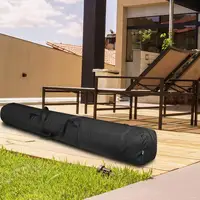 With Shoulder Strap Umbrella Storage Bag Fishing Rod Bag Foldable Black Oxford Cloth Anti-Dust Protective Covers Chairs Outdoors 2