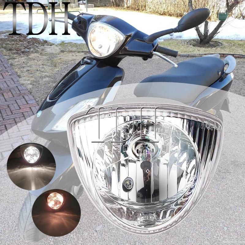 Gruppo Faro Anteriore Moto Luce Di Marcia Diurna Lampada Frontale Per Fly Fly Fly 50 2T 125 4T Euro 3 150 4T Euro 3 Liberty 50 125