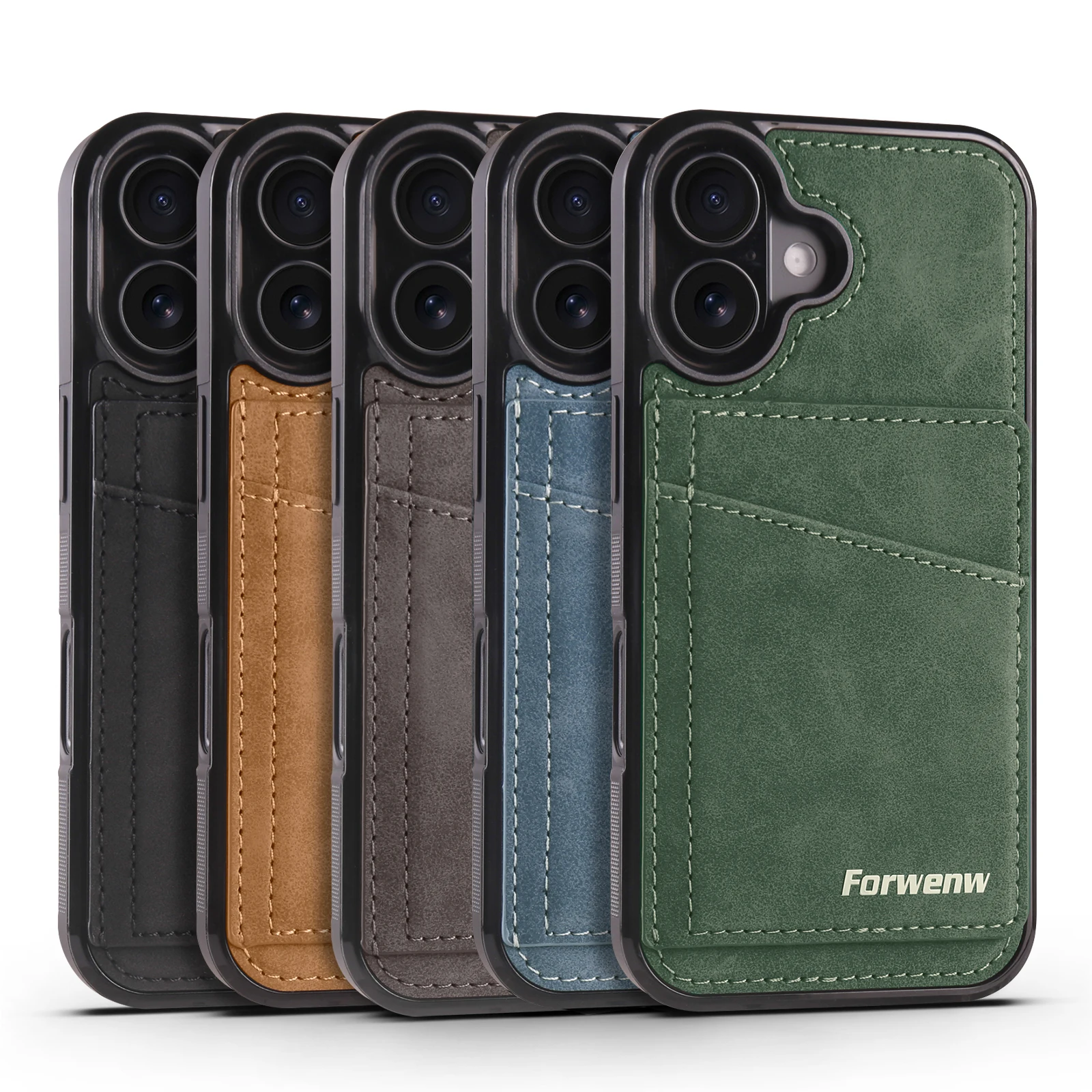 Premium Flip Leather Case with Built-in Magnetic Wallet and Card Holder