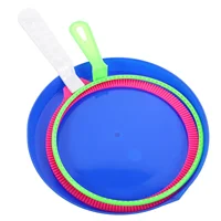 Ibasenice Boys Girls Circle Summer Maker Blower Toy Tool Tray Ring Tools Wand Show Bubbles Play Giant Wands Games 1