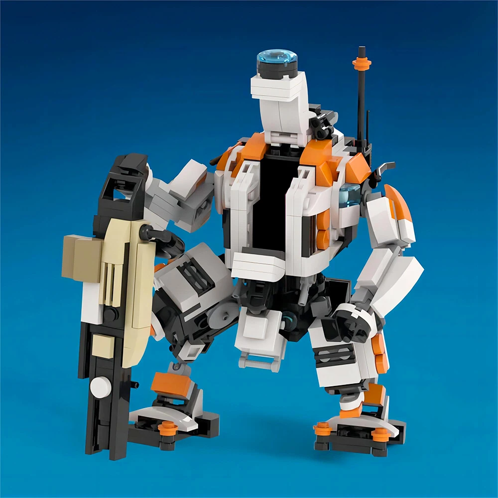 

Набор строительных блоков Titanfall 2 Reaper Titan, высокотехнологичный робот-механический робот, военные машины, кирпичи, модели, игрушки для детей, подарок на день рождения