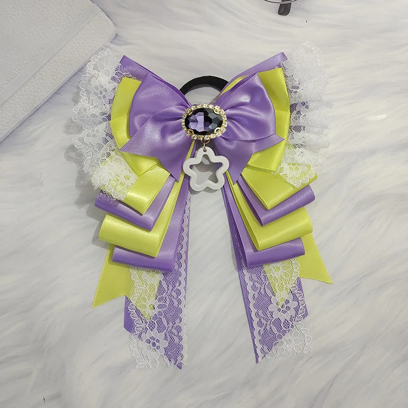 Lamp Bow Cheering Light Sticks Accessories Women's Jewelry Gifts Two-dimensional Anime Lolita Collar Flower Bowtie bow tie