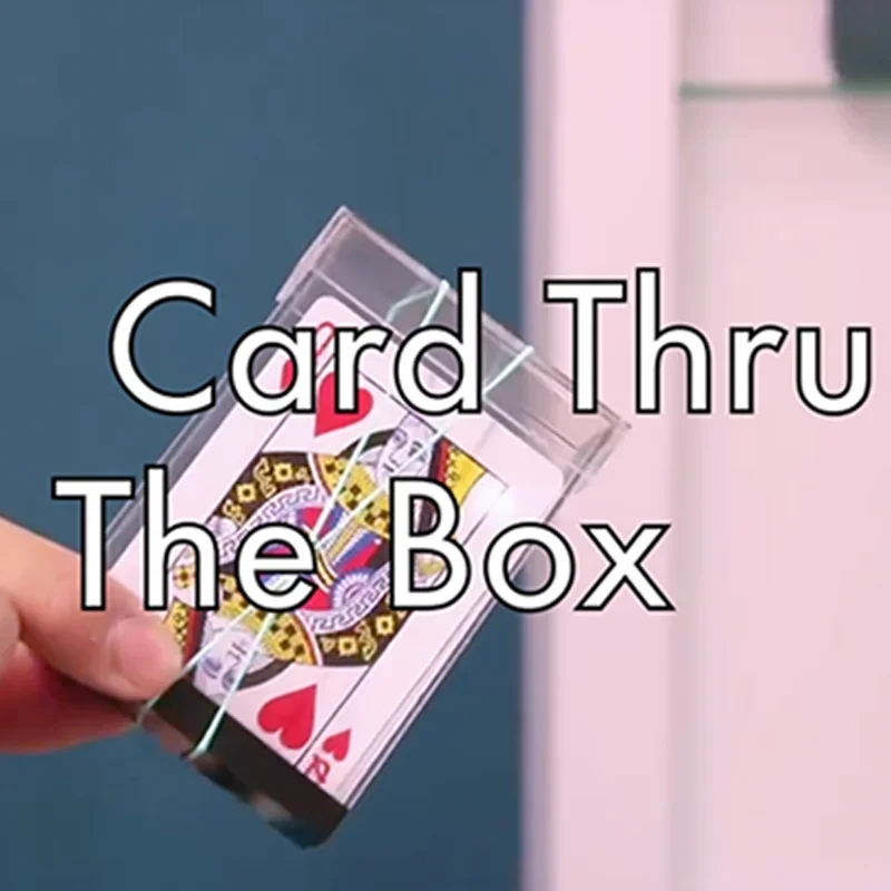 Insta Box By Taiwan Ben Magic Tricks 카드 인 박스 선택 카드가 박스에 나타남 Poke Magia 닫기 거리 환상 특수 효과 소품