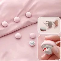 Clip pour drap de lit, housse de couette, couverture, textile, boucle fixe, déverrouillage à un bouton, pinces antidérapantes, accessoire de rangement pour la maison, 4/6/8 pièces 6