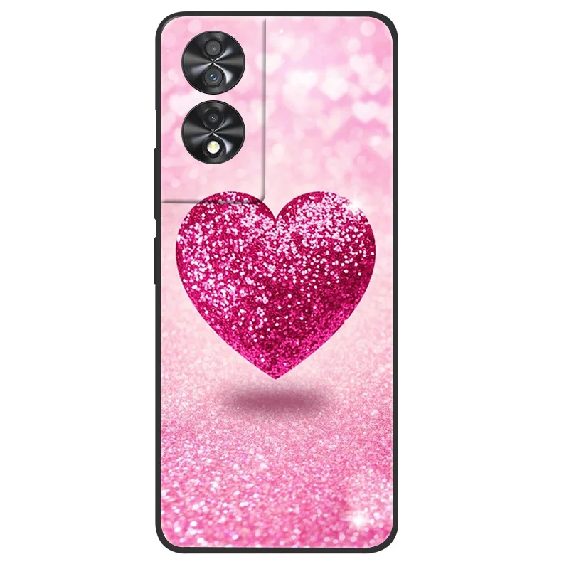 Elegant Marble Soft Matte Silicone Phone Case - Full Coverage Design, 6.78''