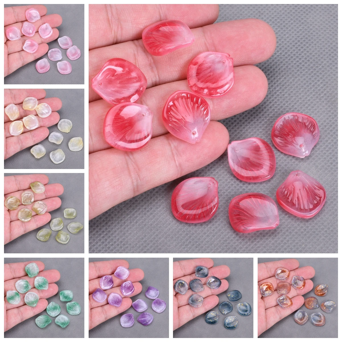 Рисунок 2 - 20x18 мм Цветочный лепесток лэмпворк