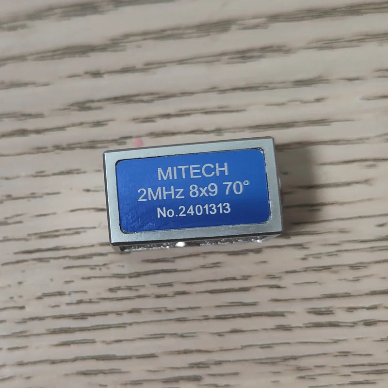 Mitech 2MHz 8x9mm 45 60 70 Degree Angle Beam Probe Transducer Apply for Mitech Ultrasonic Flaw Detector 3