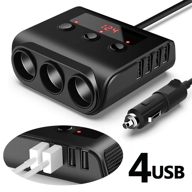 Auto Ladegerät Adapter Auto Ladegerät Adapter Smart Telefon USB Adapter Auto  Zigaretten Leichter Konverter 12v 24v Für Auto luftpumpe Auto - AliExpress