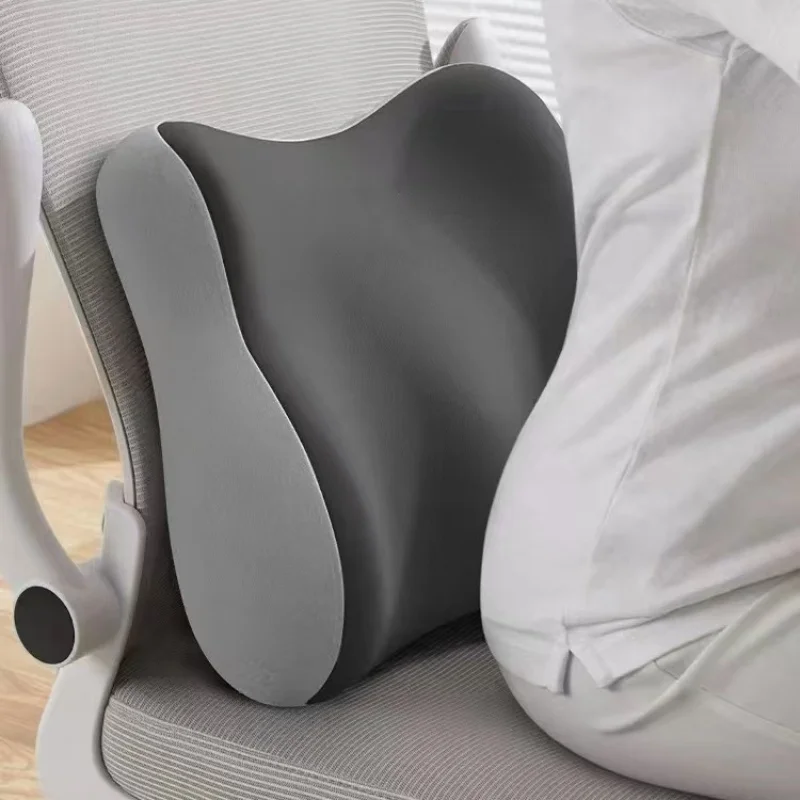 Memory Sponge Waist Pillow Lumbar Orthopedic Pillow Office Chair Backrest Chiropractic Pillows Ergonomic Lumbar Support Pad 3