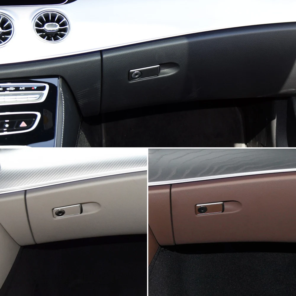 Car Glove Box Handle Cover Lid Lock Toolbox Switch Puller For Mercedes BENZ E CLS Class E320 E400 CLS350 CLS450 W213 W257 W238