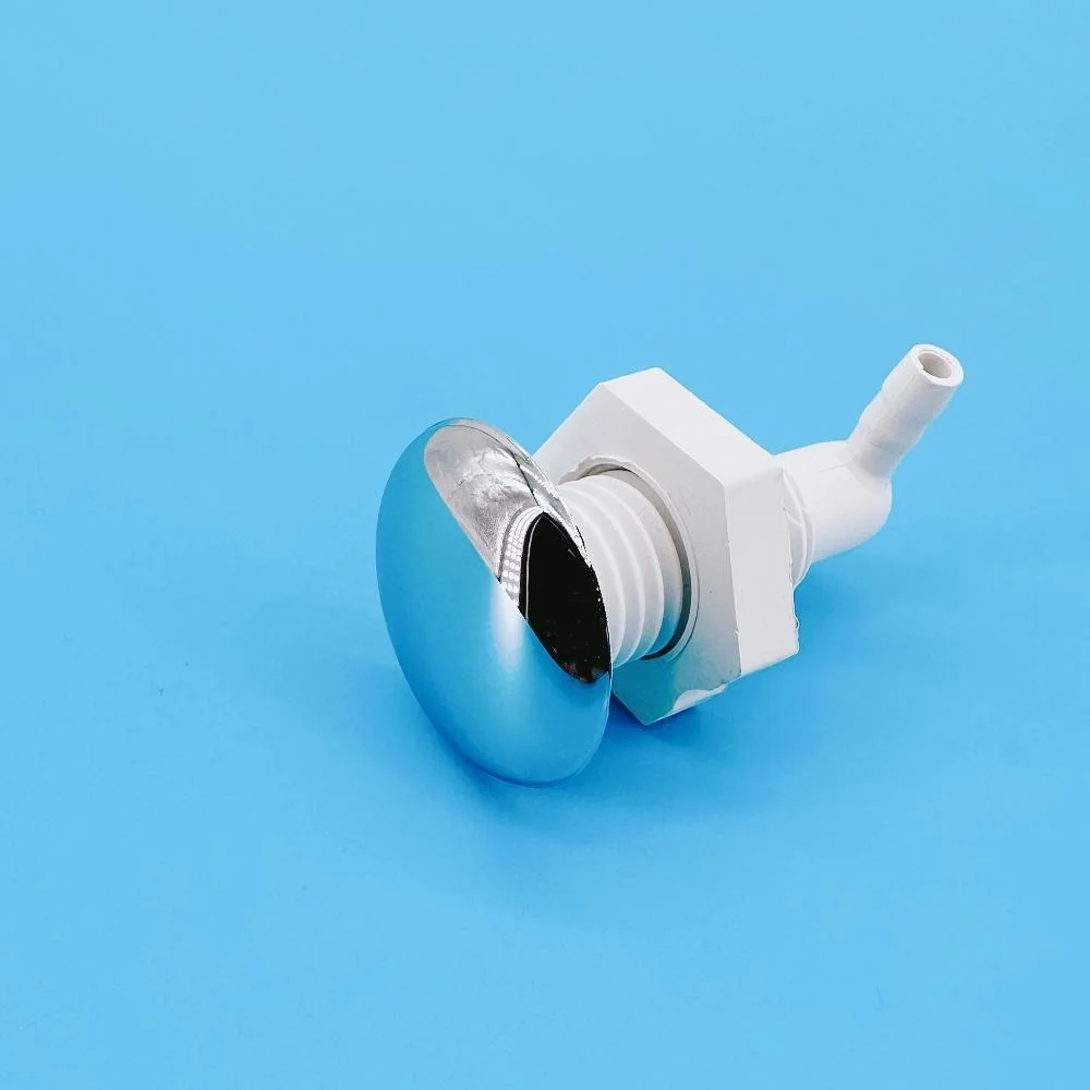 &Phi;5mm Jet Nozzle 30mm Cover Twisted Teeth Bow Bubble Nozzle Chromed Cap PVC Base Hot Tub Air Jet Massage Bathtub Accessories