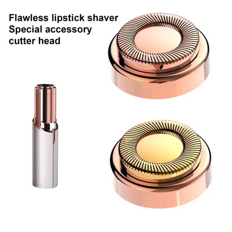 

Lipstick Hair Epilator Blade Replacement Heads Women Electric Hair Removal Razor Facial Depilator Lipstick Shaving Accessories