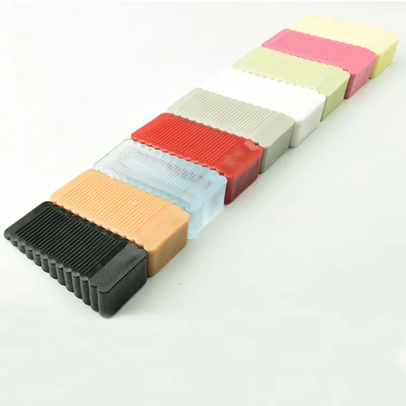 Silicone Door Stopper Door Stopper Bumpers Door Stopper Door Bottom Stopper Durable Silicone Shock Absorbent Block Wedge Doorstops Door Handle Stopper Home Anti-collision