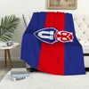 Football C-Chile LOGO U-University Blanket Travel And Gift Comfort Warm Soft Plush Suitable For Sofa Living Room Office Bedroom 2