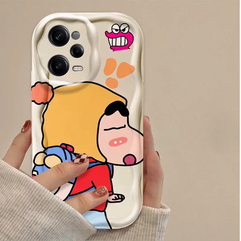 かわいい C-クレヨン S-しんちゃんケース Xiaomi Redmi 注 13 12