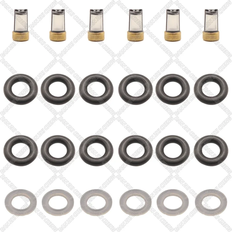 Fuel Injector Service Repair Kit Filters Orings Seals Grommets for Audi A4 A6 VW Passat 1.8 06B133551N 0280156070