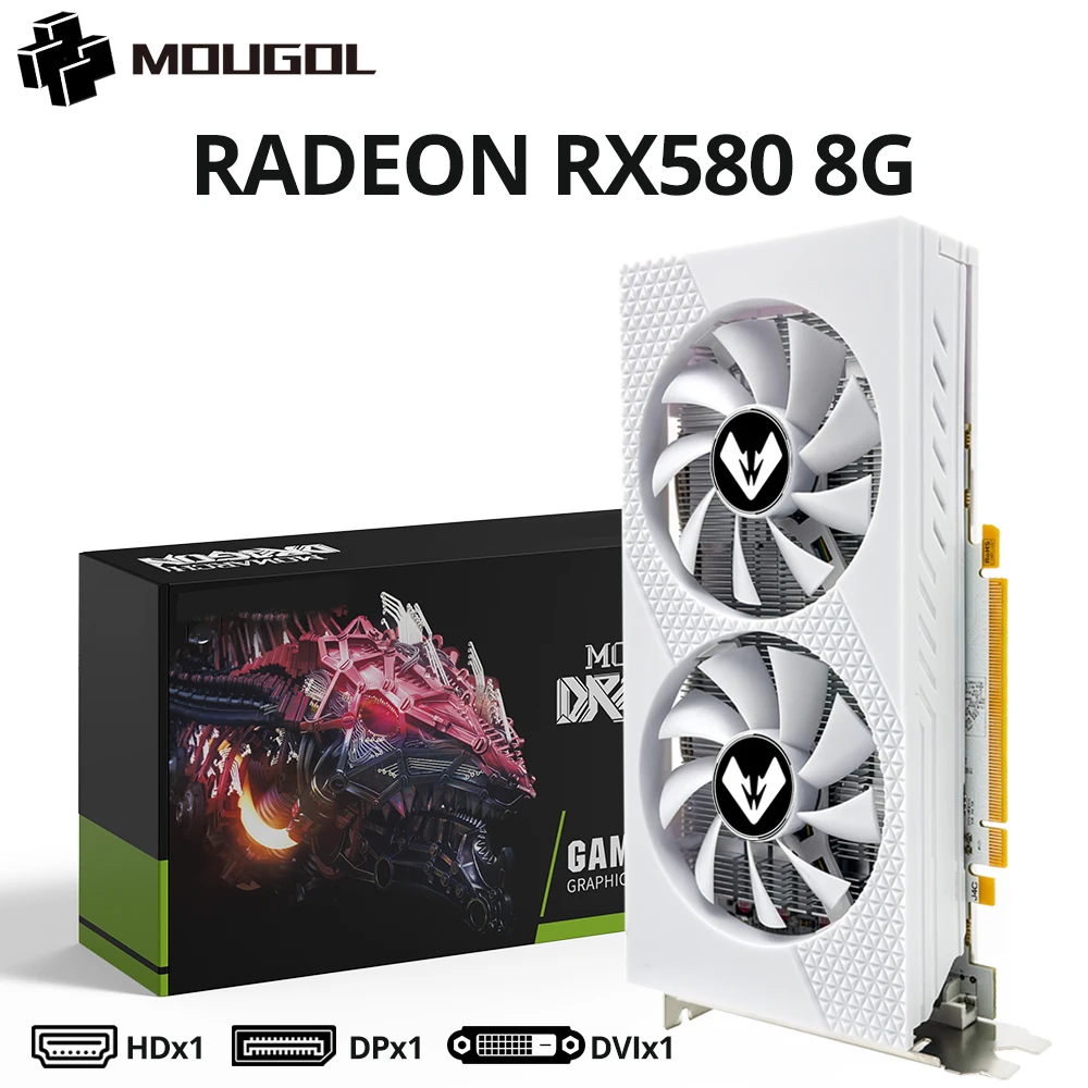 グラフィックボード・グラボ・ビデオカード MOUGOL AMD Radeon RX580 8GB Amazon | MOUGOL AMD Radeon RX6600Mビデオカード 8G GDDR6 128