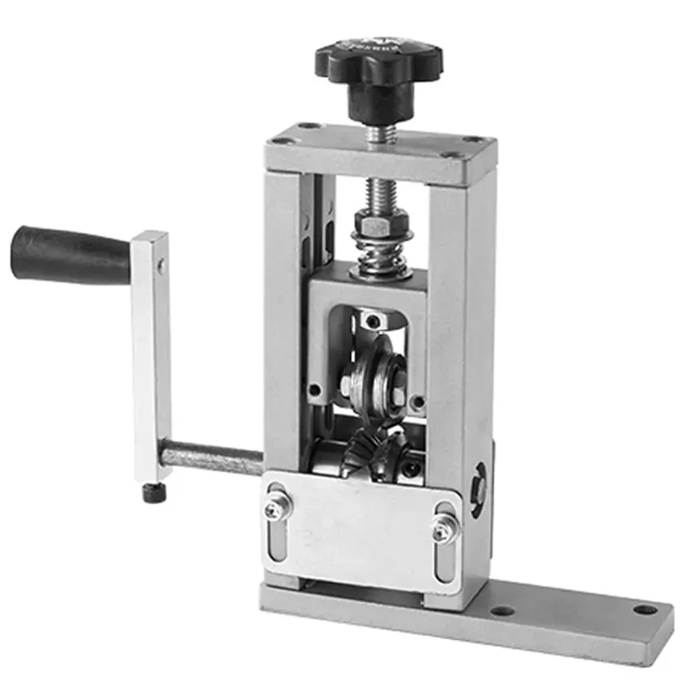 Handmatige draadstripmachine Draadstripmachine Schrootkoperkabel Peeling Cutter Tool for 1-26 mm elektrische draadsnijstriper Sluit handboor aan Draadstripmachine (Color : Iron 1blade, Size : Small