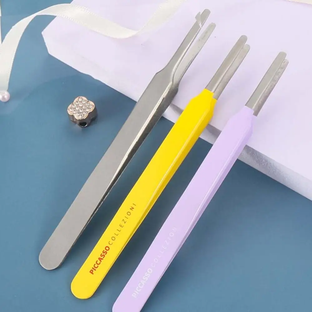 

Round Tip Eyebrow Tweezer tweezers Professional Female Hair Remover Clip Facial Makeup Tool False Eyelashes Beauty Stainless