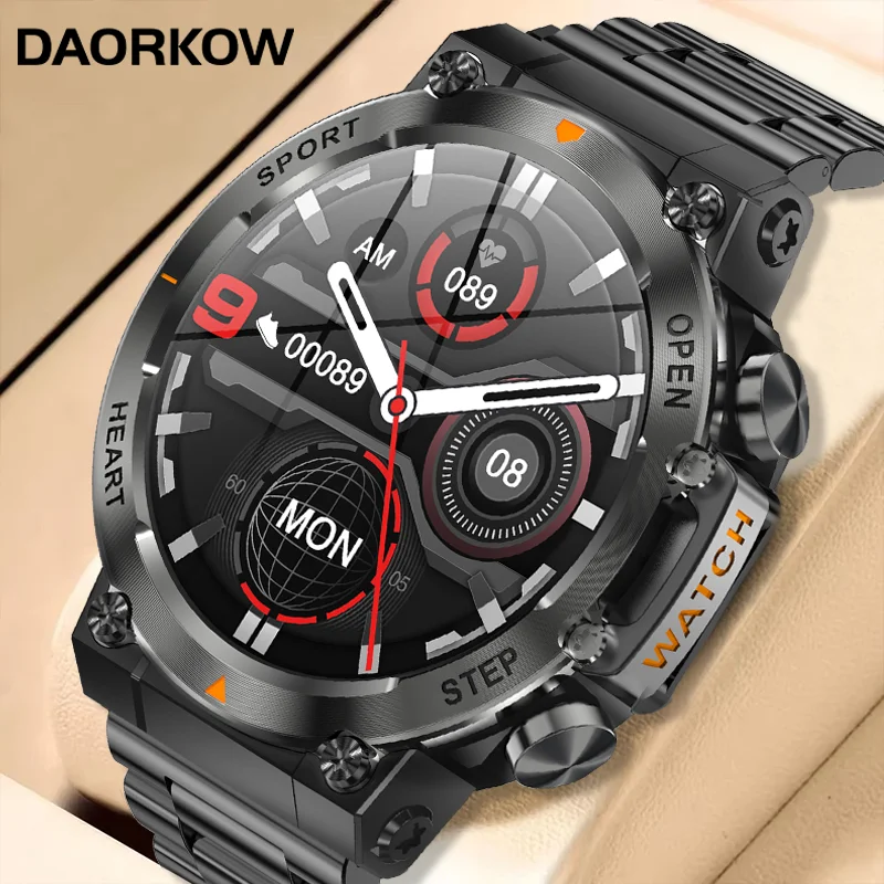 2026 New 1.39 inch HD Bluetooth Call Smart Watch Men Sports Fitness Tracker Heart Monitor 400mAh Smartwatch For Android IOS 1
