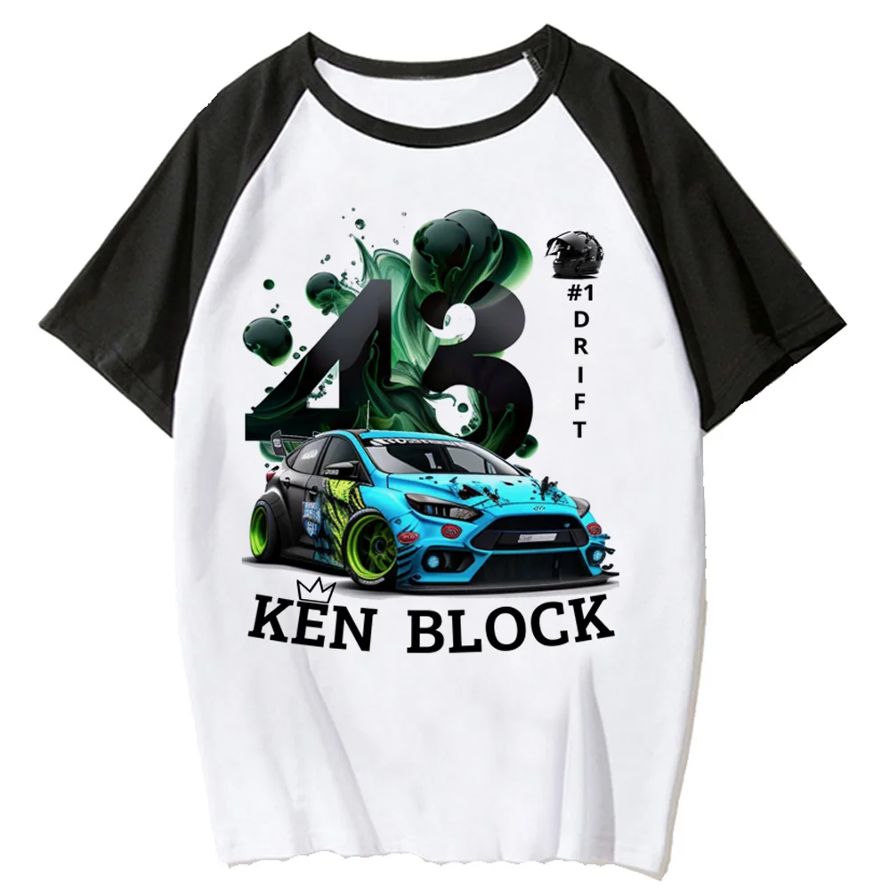 Ken Block 43 T Shirt Uomo Anime Tee Man Comic Streetwear Graphic Clothes