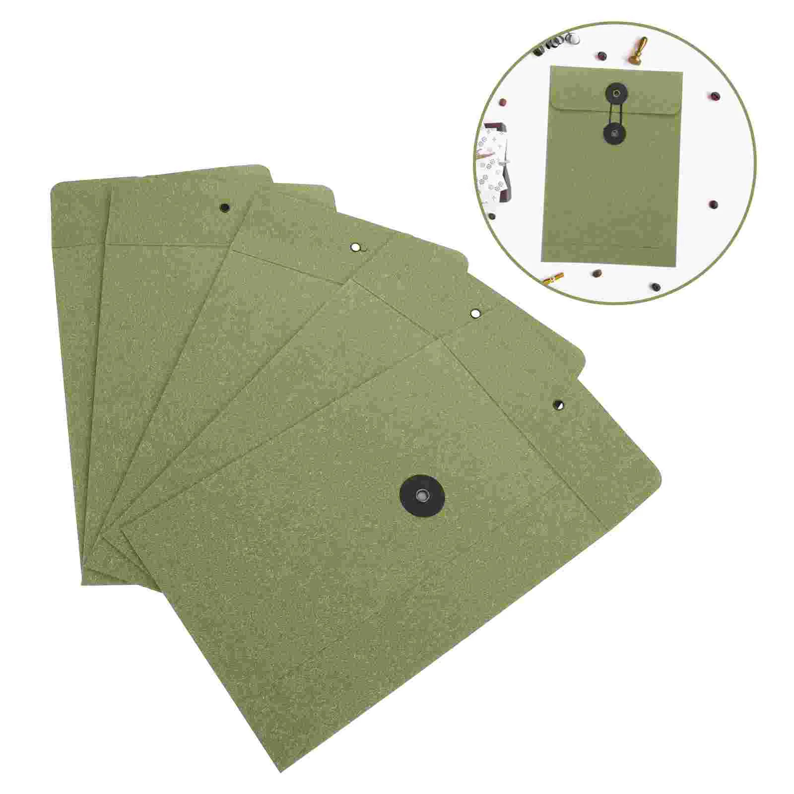 

5 Pcs Gift Cards Envelopes Writing Letter Covers Vintage Sheet Storage Greeting Wire Invitation Stationery