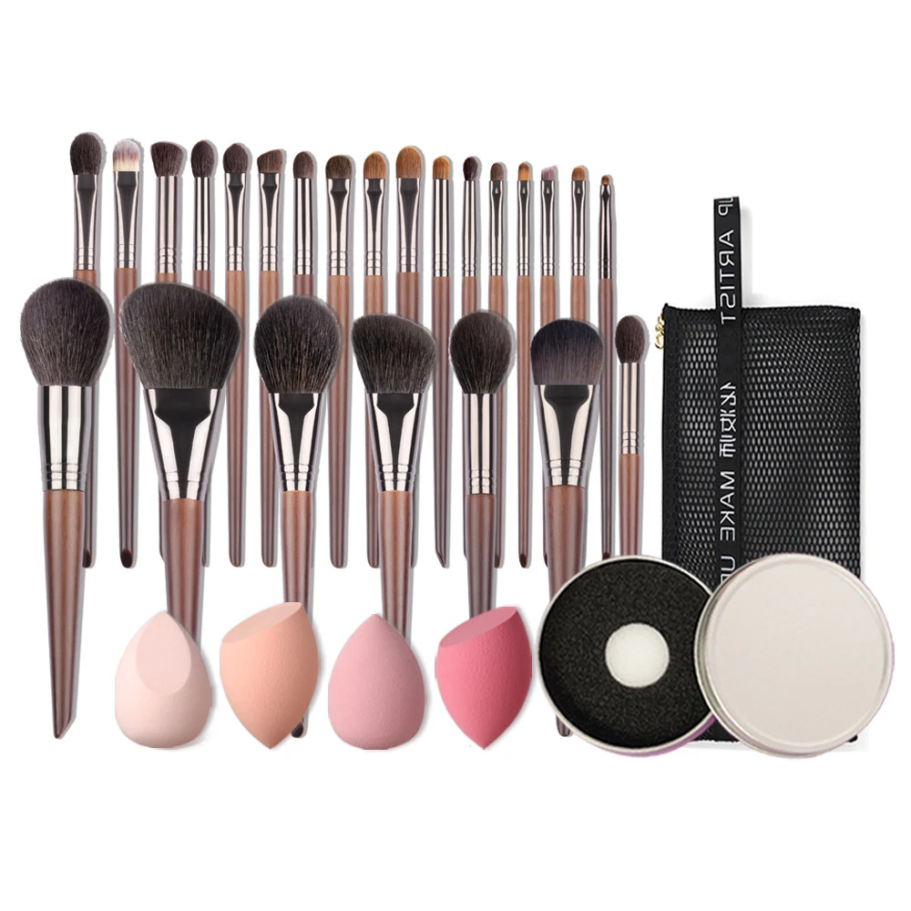 OVW Natural Makeup Brushes Set Eyeshadow Make Up Brush Goat Hair Kit