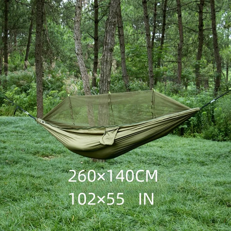 

Go Swing With Mosquito Net Hanging Bed Tourist Sleeping hammock Outdoor Camping Hammock Ultralight 260x140cm Portable