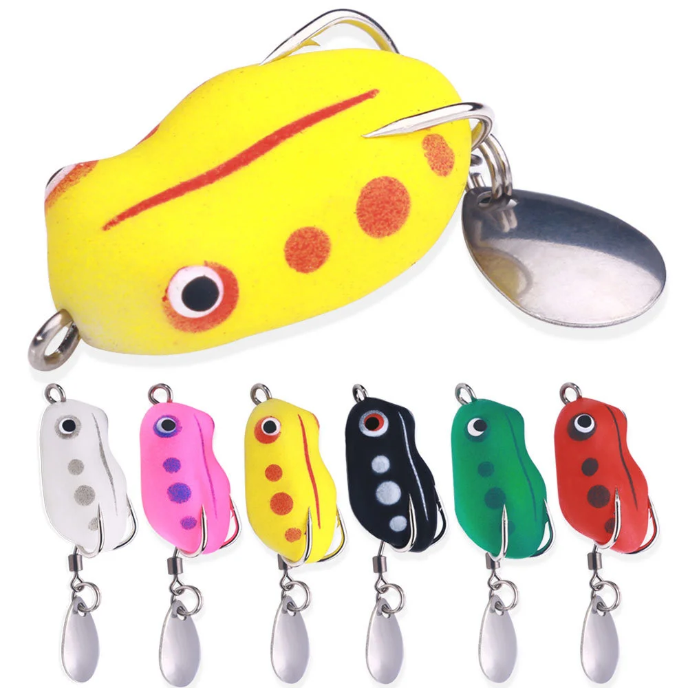 Thunder Frog Small Black Fish Fake Small Luya Frog Fake Bait Mini Thunder Frog