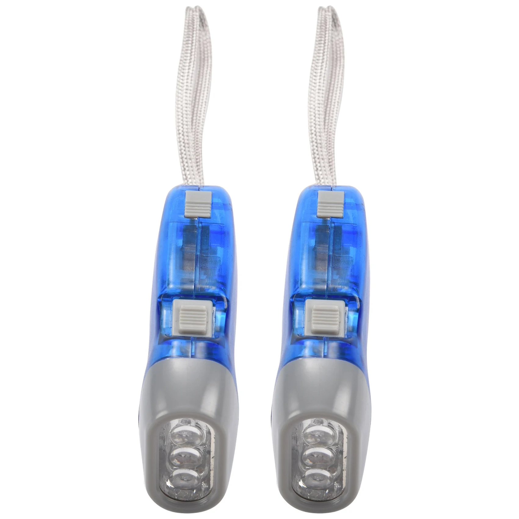 

2X Hand-Press LED Flashlight Lantern Dynamo Mini Flashlight LED Emergency Home Dynamo Torch Lamp Hand Light