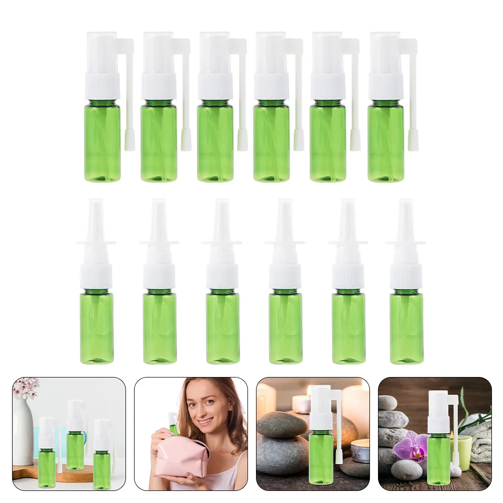 12 Pcs Empty Liquid Bottle Reusable Liquid Bottles Makeup Plastic Sub Portable Nasal Empty Practical Travel